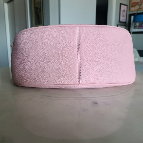 BY FAR Cush Flat Grain Leather Bag, Pink, NWT - Picture 10 of 16